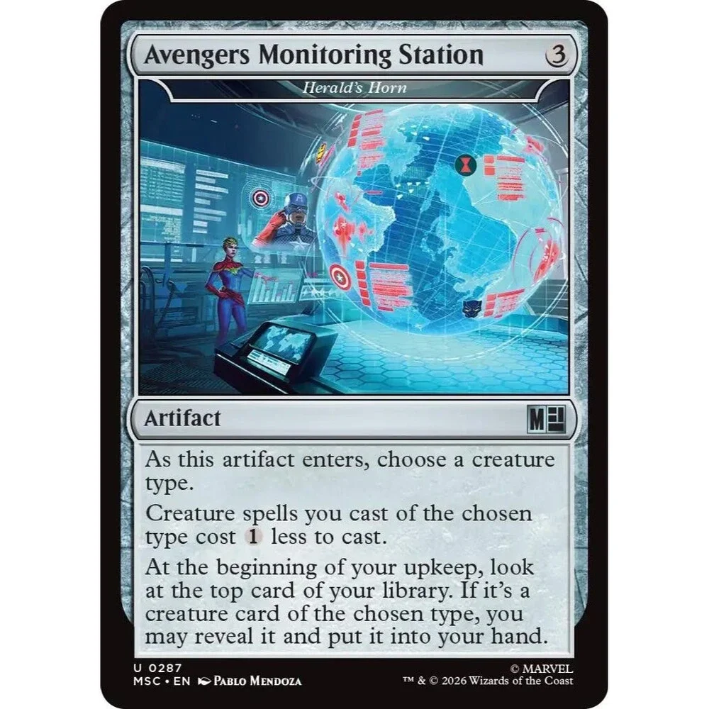Avengers Monitoring Station - Herald's Horn | MSC | 287 | NM/Uncommon | MSC/U...